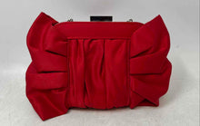 Load image into Gallery viewer, Lulu Townsend Womens Red Chain Strap Inner Pockets Shoulder Clutch Bag