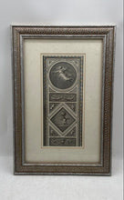 Load image into Gallery viewer, Pier One Framed Art Roman Panels Engraving Black White Wall Decor Painting