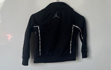 Load image into Gallery viewer, Jordan Boys Black Jumpman Raglan Sleeve Mock Neck Full-Zip Track Jacket Size 4