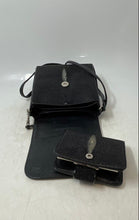 Load image into Gallery viewer, Lot Of 2 Pcs Sagrem Womens Black Detachable Flap Over Crossbody Bag With Wallet