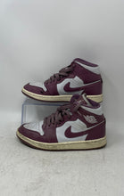 Load image into Gallery viewer, Nike Womens Air Jordan 1 Mid Sky J Mauve Pure Platinum Purple Sneaker Shoes Sz 6