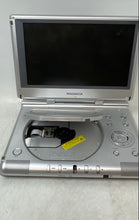 Load image into Gallery viewer, Magnavox MPD850 Silver-Tone Built In Screen Portable DVD Player Untested