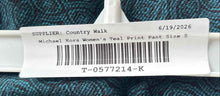 Load image into Gallery viewer, Michael Kors Womens Teal Printed Pull-On Skinny Leg Ankle Pants Size Small