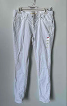 Load image into Gallery viewer, Levi's Womens 711 White Denim Light Wash Regular Fit Skinny Leg Jeans Size 29