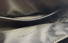 Load image into Gallery viewer, Calvin Klein Womens Black Leather Inner Pockets Adjustable Strap Crossbody Purse
