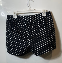 Load image into Gallery viewer, INC International Concepts Womens Black White Polka Dot Chino Shorts Size 6