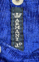 Load image into Gallery viewer, Authentic Armani Jeans Womens Blue Corduroy Straight Leg Jeans Size EUR 28