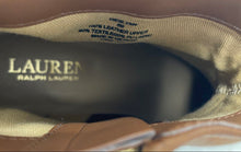 Load image into Gallery viewer, Lauren Ralph Lauren Womens Weslynn Brown Leather Side Zipper Ankle Boots Size 6B