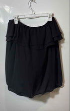 Load image into Gallery viewer, Michael Kors Womens Black Long Sleeve Off-The-Shoulder Blouse Top Size Large