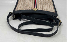 Load image into Gallery viewer, Tommy Hilfiger Womens Multicolor Monogram Adjustable Strap Zip Top Crossbody Bag