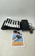 Load image into Gallery viewer, Igloo Essentials Black White Folding Piano Keyboard For Kids With Box Untested