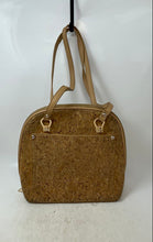 Load image into Gallery viewer, Miztique Womens Brown Daisy Cork Exterior Convertible Backpack Crossbody Bag