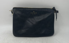 Load image into Gallery viewer, Kate Spade New York Womens Black Pebbled Leather Adjustable Strap Crossbody Bag
