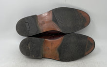 Load image into Gallery viewer, Carlo Morandi Mens Brown Leather Lace-Up Cap Toe Derby Dress Shoes Size 9.5