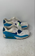 Load image into Gallery viewer, Nike Womens Air Max 90 White Blue Low Top Sneaker Shoes Size 8 No Laces
