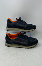 Load image into Gallery viewer, Armani Exchange Mens Contrast Black Lace-Up Low Top Sneaker Shoes Size 8