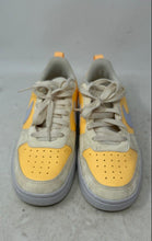 Load image into Gallery viewer, Nike Kids Court Borough Recraft Low DV5456-107 White Orange Sneaker Shoes 5.5Y