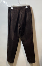 Load image into Gallery viewer, Ann Taylor Womens Dark Brown Straight Leg Trousers Pants Size 14