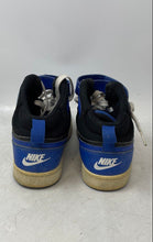 Load image into Gallery viewer, Nike Boys Court Borough Mid 2 DM8872-001 Blue Black Sneaker Shoes Size 4.5Y