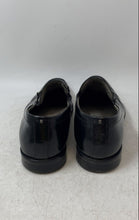 Load image into Gallery viewer, Kenneth Cole Mens Black Leather Square Toe Slip-On Loafer Dress Shoes Size 9.5