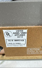 Load image into Gallery viewer, Magnavox Integrated Audio System 347H Cassette AM FM Receiver Turntable Untested