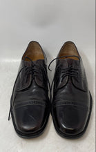 Load image into Gallery viewer, Bostonian Mens Black Leather Cap Toe Lace-Up Derby Dress Shoes Size 7.5M