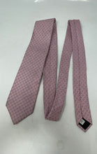 Load image into Gallery viewer, Valentino Mens Pink Geometric Print Silk Adjustable Long Formal Designer Tie
