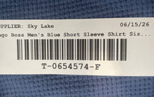 Load image into Gallery viewer, Hugo Boss Mens Blue Crew Neck Short Sleeve Pullover T-Shirt Size XL