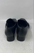 Load image into Gallery viewer, Deltan Womens Veronica Black Leather Slip-On Flared Block Pump Heels Size 8.5 M