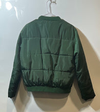 Load image into Gallery viewer, Forever 21 Womens Green Kelly Long Sleeve Full-Zip Puffer Jacket Size L