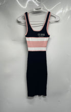Load image into Gallery viewer, Guess Womens Black And Pink Collarless Sleeveless Wide Strap Tank Dress Size XS