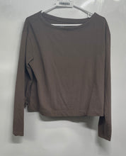 Load image into Gallery viewer, Gap Womens Green Organic Cotton Boat Neck Pullover Heavyweight T-Shirt Size S