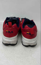 Load image into Gallery viewer, Fila Mens Disruptor 2 1FM00463-433 Navy Red Yellow Lace-Up Sneakers Shoes Sz 9.5