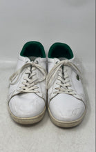 Load image into Gallery viewer, Lacoste Mens Hydez White Green Leather Lace-Up Low Top Sneaker Shoes Size 9