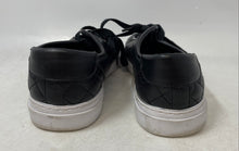 Load image into Gallery viewer, Guess Womens Goodone Black Quilted Leather Lace-Up Sneaker Shoes Size 7.5M