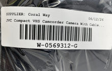 Load image into Gallery viewer, JVC GR-SXM240U 600x Zoom Compact VHS Camcorder With Cables In Case Not Tested