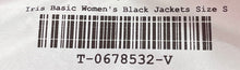 Load image into Gallery viewer, Iris Basic Womens Black Long Sleeve Pockets Double-Breasted Pea Coat Size S