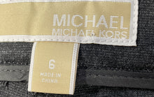 Load image into Gallery viewer, Michael Kors Womens Gray Stretch Pockets Skinny Leg Trouser Pants Size 6