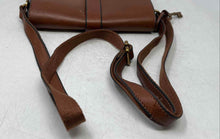 Load image into Gallery viewer, Fossil Womens Kinley Multicolor Striped Denim Leather Flap Crossbody Handbag