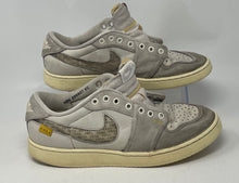 Load image into Gallery viewer, Authentic Nike Mens Jordan 1 Retro AJKO Low SP White Gray Sneaker Shoes Sz 10.5
