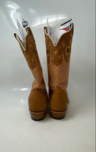 Load image into Gallery viewer, Stephy Mens Brown Leather Pull-On Mid Calf Cowboy Western Boots Size 8.5