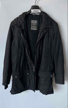 Load image into Gallery viewer, Brema Mens Black Long Sleeve Full-Zip Hooded Winter Parka Jacket Size 50