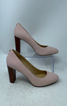 Load image into Gallery viewer, Michael Kors Womens Pink Leather Round Toe Slip-On Pump Heels Size 7.5M