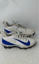 Load image into Gallery viewer, Nike Mens Alpha Menace 4 Shark FN0028-103 White Blue Football Cleats Size 9
