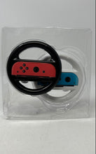 Load image into Gallery viewer, 2 Pack Game Wave Joy-Con Black White Nintendo Switch Steering Racing Wheel