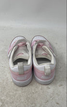 Load image into Gallery viewer, Nike Kids Court Borough Low Recraft Pink White Lace-Up Sneaker Shoes Size 12C