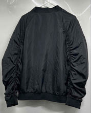 Load image into Gallery viewer, Reebok Mens Black Color Long Sleeve Pockets Full-Zip Bomber Jacket Size L