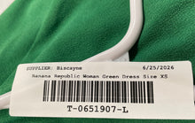 Load image into Gallery viewer, Banana Republic Womens Green Sleeveless V-Neck Tiered Fit & Flare Dress Size XS