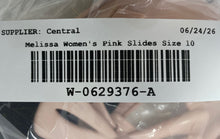 Load image into Gallery viewer, Melissa Womens Pink Alice In Wonderland Bow Buckle Thong Sandals Size 10
