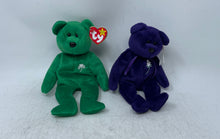 Load image into Gallery viewer, Set Of 2 Pcs Ty Beanie Babies Erin And Princess Plush Bar Collection w/ Tags